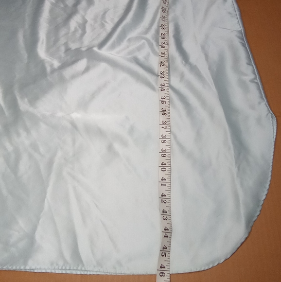 Barbizon Powder Blue Cuddleskin Long Nightgown Women's Pajama Small/Petite - Picture 10 of 11